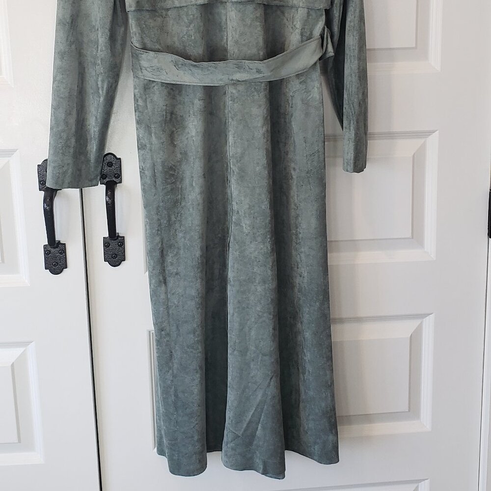 NWT: Blank NYC Vegan Suede Trench Size Small - Picture 10 of 10